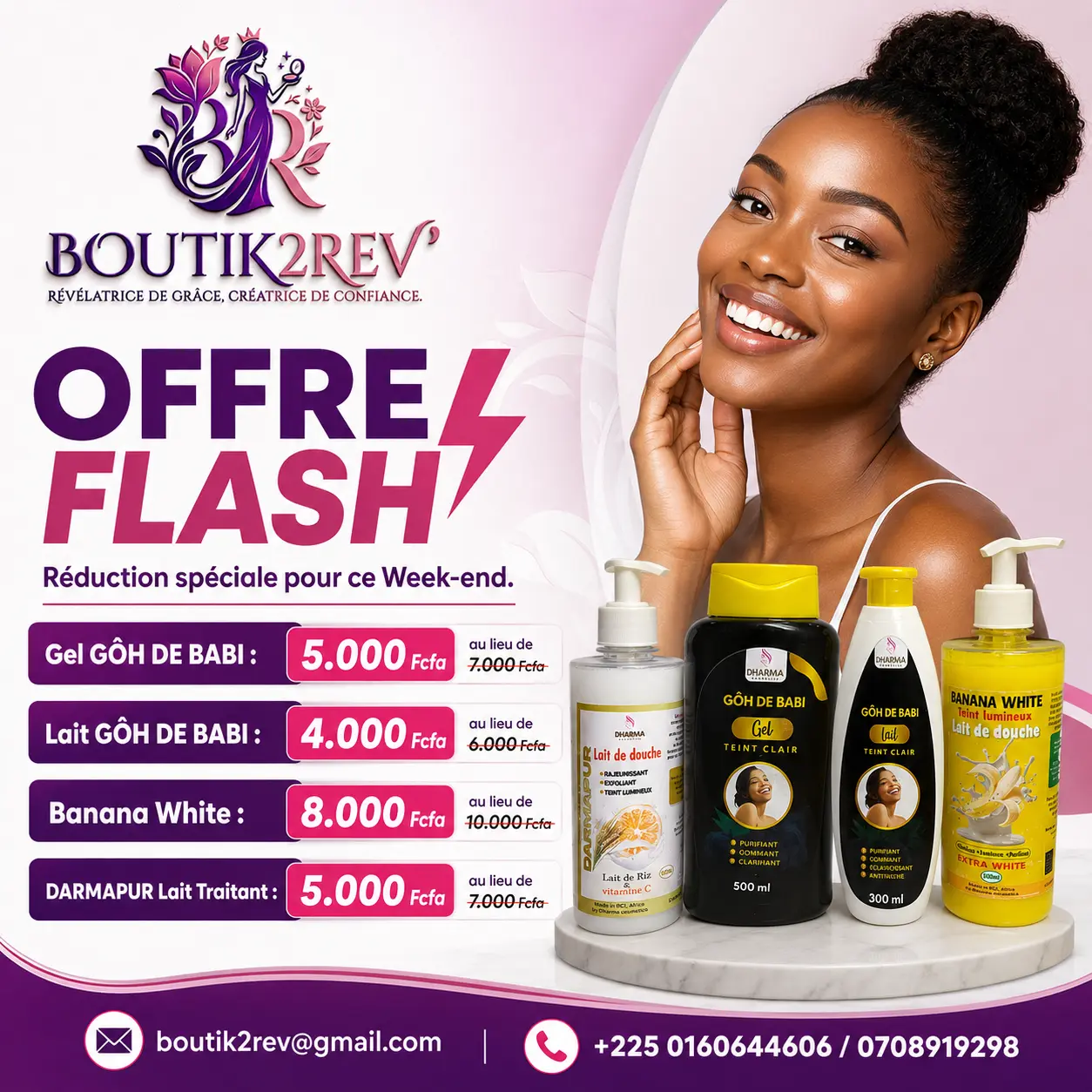 Affiche promotionnelle Offre Flash de Boutik2rev’