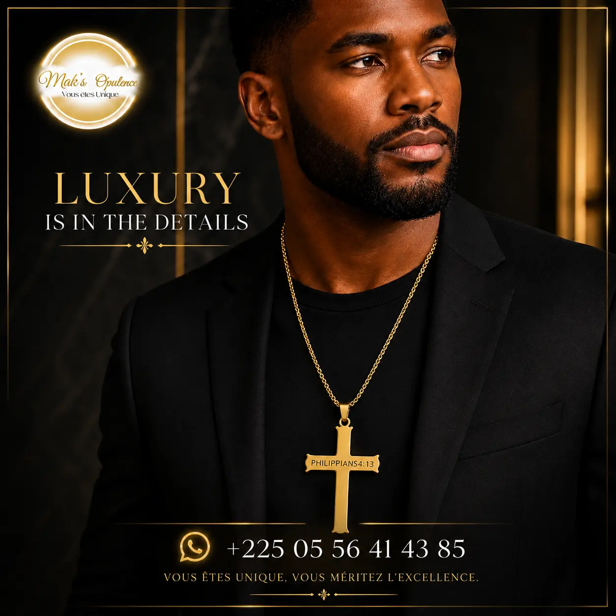 Visuel élégant pour la collection Luxury